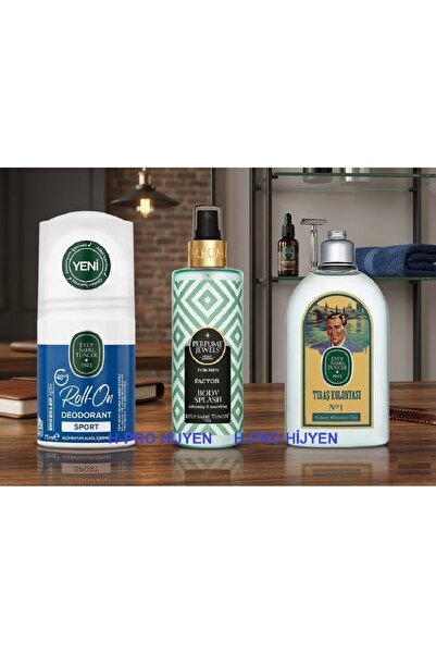 Eyüp Sabri Tuncer ERKEK BAKIM SERİSİ, VÜCUT SPREYİ, ROLL ON, TRAŞ KOLONYASI, ...