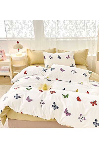 CHIRASO CHIRASO Bed Linen Set, 6 Pieces, Double Bed, Sheet 230x240, Duvet 200...
