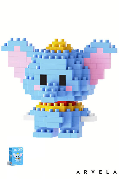 Arvela Dumbo Bricks Karakter Figürü – Mini Blok Oyuncak