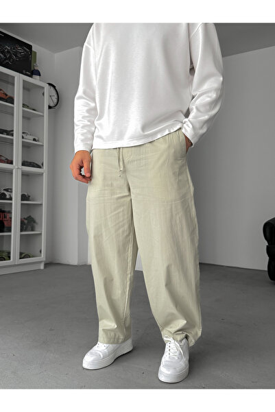 More Black Black Slim Fit Loose Fit Pants