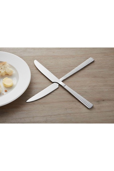 Quttin Set of 2 stainless steel table knives Louvre model -