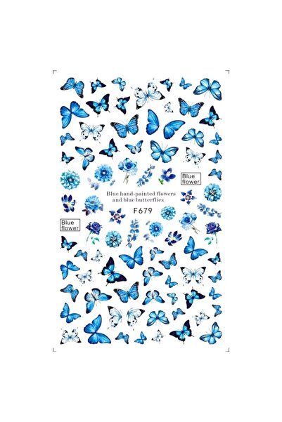 delis Стикери за нокти Marquise, STICKER28, Сини