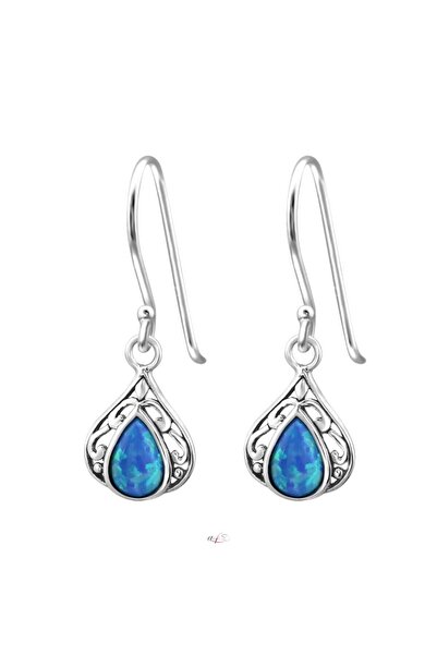 lunamerjewel Gorgeous Teardrop Opal – 925 Sterling Silver Earrings with Stone...