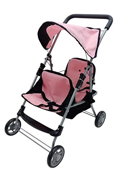 Vardem Oyuncak Katlanır Gölgelikli İkili Bebek Arabası (Puset) - Standart Sta...