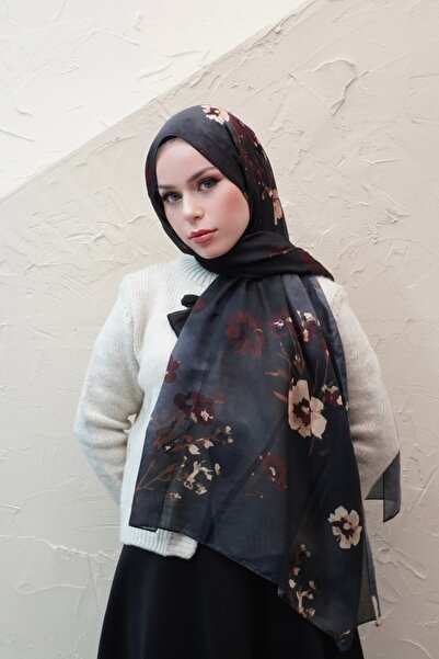 efdal şal eşarp Dark Romance Imported Yarned Pa Cotton Oft Shawl