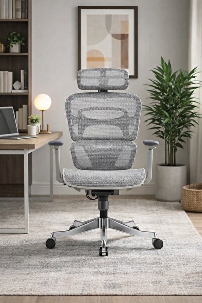 N.zone A comfortable mesh office chair with a modern design that provides ide...