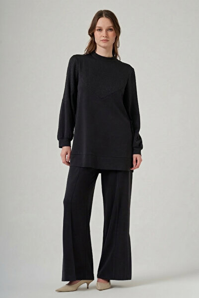 Nuss Tunic Trouser Set 1045 Black