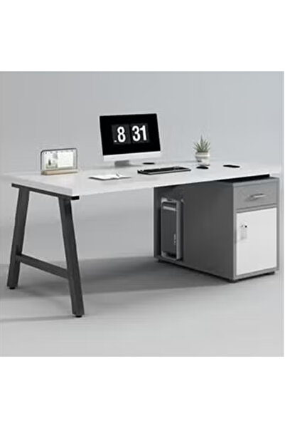 KEKE Executive Office Desk and Multifunction Computer Table
