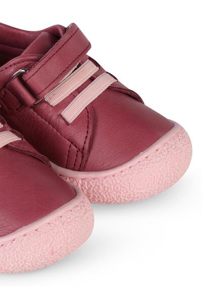 Civil Baby Velcro Leather Size 19-21 İlkadım Shoes - Red 19
