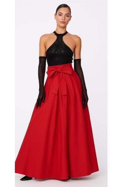 NOK İSTANBUL The Reform Maxi Skirt Red
