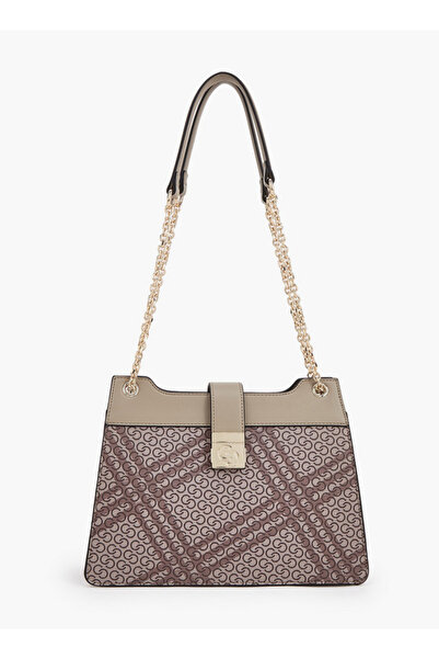 Celeste Printed Shoulder Bag with Chain Detail
