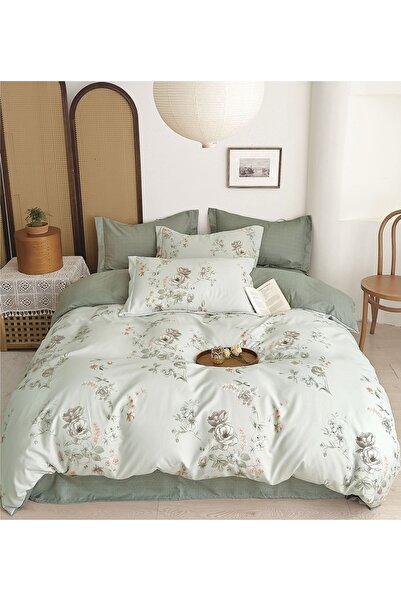CHIRASO CHIRASO Bed Linen Set, 6 Pieces, Double Bed, Sheet 230x240, Duvet 200...