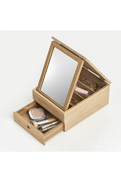 zeller Cosmetic Box, Bamboo, 25x19x11 cm, Brown