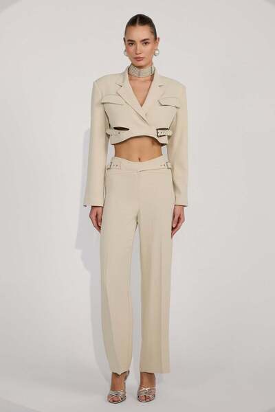 NOK İSTANBUL Full Babe Pants STONE