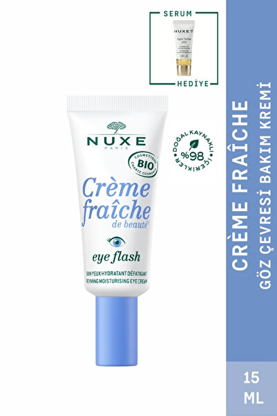 Nuxe Crème Fraîche Göz Çevresi Bakım Kremi 15 ml - Serum Hediye