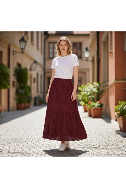 OwenLife Owen Life Cotton Piece Kriş Skirt Standard Size 38 40 42 44 46 48 50...