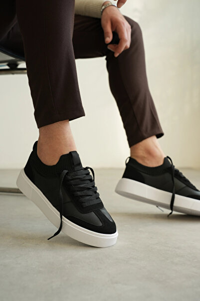 Zerenyus Zrk-010 Premium Elite Black Casual Men's Sneakers