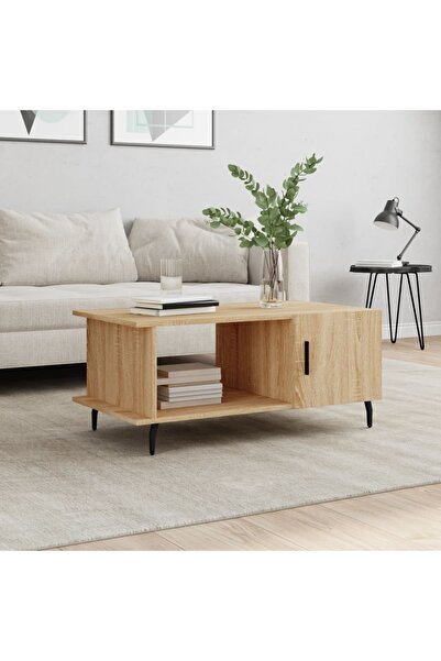Concept Τραπεζάκι σαλονιού, δρυς sonoma, 90x50x40 εκ., επεξεργασμένο ξύλο