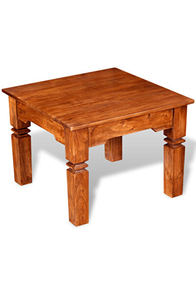 Concept Τραπεζάκι σαλονιού, 60 x 60 x 45 εκ., μασίφ ξύλο