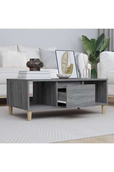 Concept Τραπεζάκι σαλονιού, γκρι sonoma, 90x50x36,5 εκ., επεξεργασμένο ξύλο