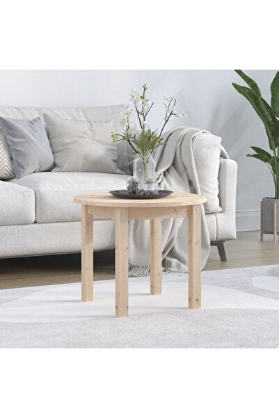 Concept Masă de cafea, Ø 55x45 cm, lemn masiv de pin