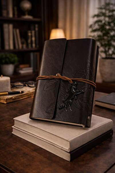 PEUR RIDER SHOP Peur Rider Horse Headed Vintage Leather Notebook – Rider Journal