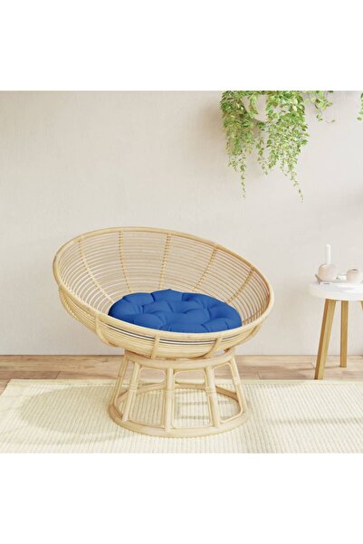 Concept Pernă rotundă albastru regal, Ø 60 x11 cm, țesătură Oxford