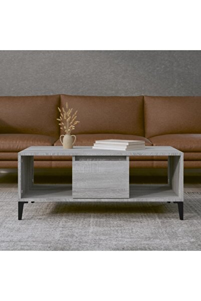 Concept Τραπεζάκι σαλονιού, γκρι sonoma, 90x50x36,5 εκ., επεξεργασμένο ξύλο