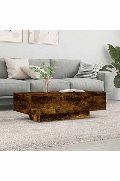 Concept Τραπεζάκι σαλονιού, καπνιστή δρυς, 100x49,5x31 εκ., επεξεργασμένο ξύλο