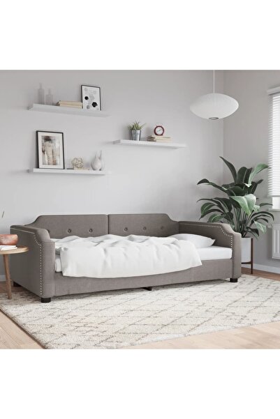 Concept Κρεβάτι ημέρας, γκρι-μπεζ, 80x200 cm, ύφασμα