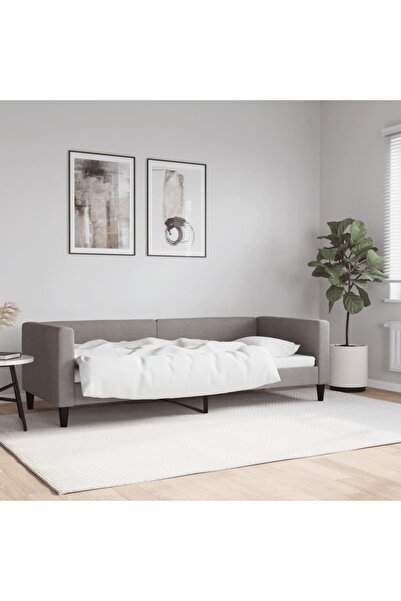 Concept Κρεβάτι ημέρας, γκρι-μπεζ, 80x200 cm, ύφασμα