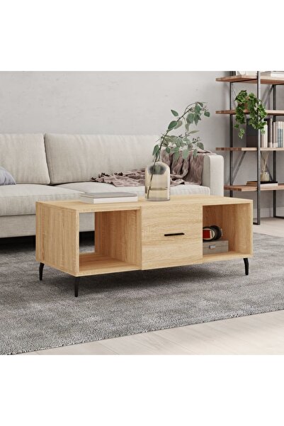 Concept Τραπεζάκι σαλονιού, δρυς sonoma, 102x50x40 εκ., επεξεργασμένο ξύλο