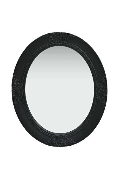 Concept Καθρέφτης τοίχου σε μπαρόκ στιλ, μαύρος, 50 x 60 εκ.