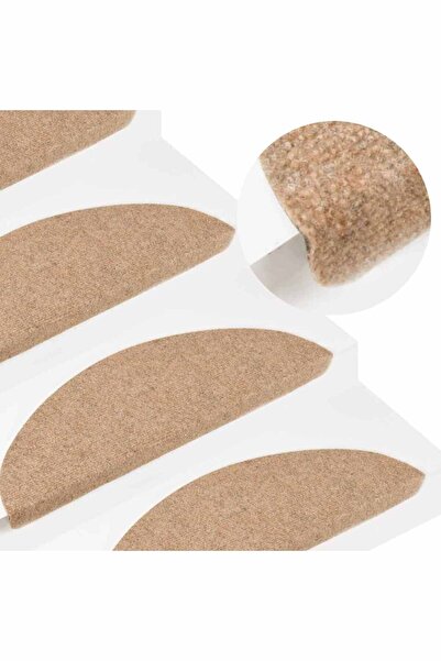 Concept Αυτοκόλλητα πατάκια σκάλας, 10 τεμ., μπεζ, 56x17x3 εκ.