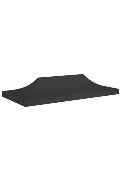 Concept Acoperiș pentru cort de petrecere, negru, 6 x 3 m, 270 g/m²