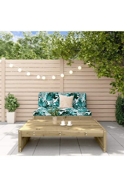 Concept Set mobilier de grădină cu perne, 2 piese, lemn de pin tratat