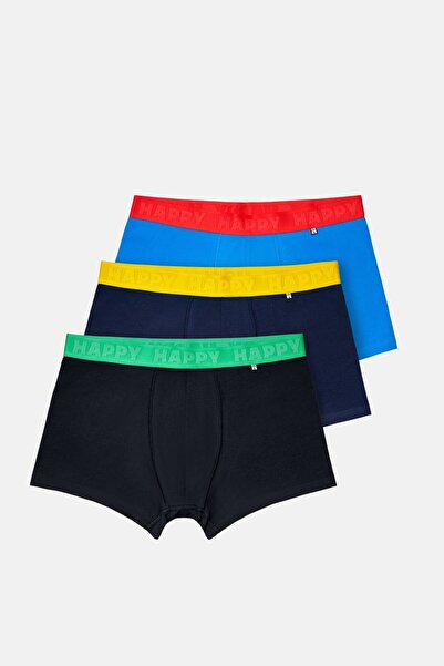 Happy Socks - Men's Multi-Colored 3-Piece Boxer Set