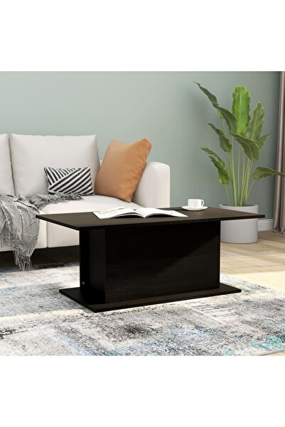 Concept Τραπεζάκι σαλονιού, μαύρο, 102x55,5x40 εκ., μοριοσανίδα