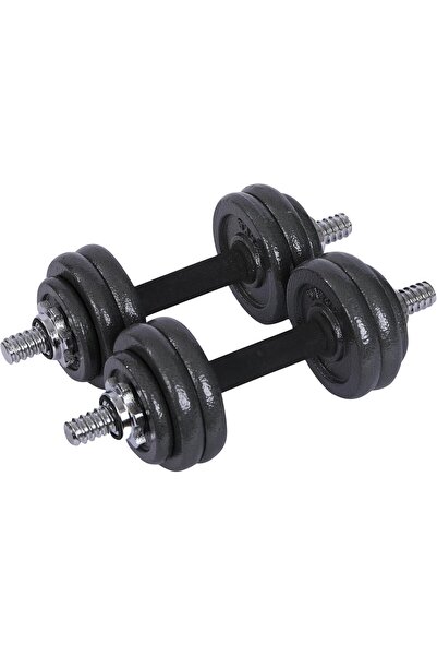 Endless مجموعة دمبل قابلة للتعديل من الحديد الزهر (2 × 5 كجم) | كمال الأجسام،...