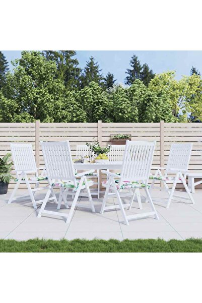 Concept Μαξιλάρια καρέκλας κήπου, 6 τεμ., πολύχρωμα, 40x40x3 cm, ύφασμα