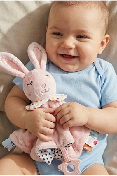 BBSKY Diş Kaşıyıcılı Güvenli Bebek Uyku Arkadaşı, Unisex Peluş Sarılma Oyuncağı