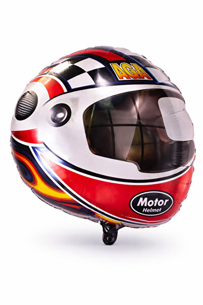 Happyewent Motorcycle Helmet Foil Balloon – 50X56 cm Party Balloon