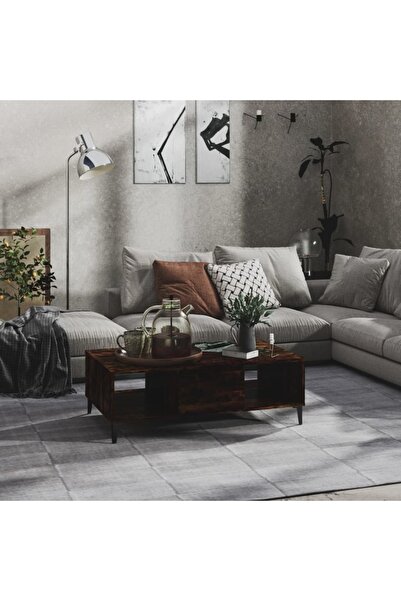 Concept Τραπεζάκι σαλονιού, καπνιστή δρυς, 103,5x60x35 εκ., μοριοσανίδα