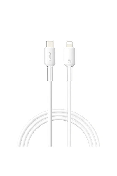 WIWU كابل WI-C062 NeoLink من سلسلة 27W، مصنوع من السيليكون، من النوع C إلى Li...