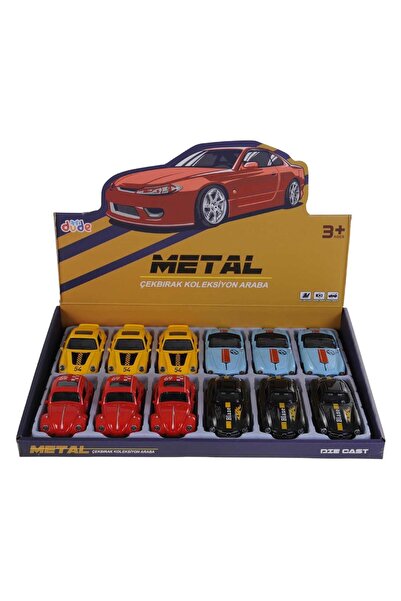 hak-iş oyuncak سيارة معدنية قابلة للسحب مقاس 10.5 سم - نموذج قابل للتجميع (قط...