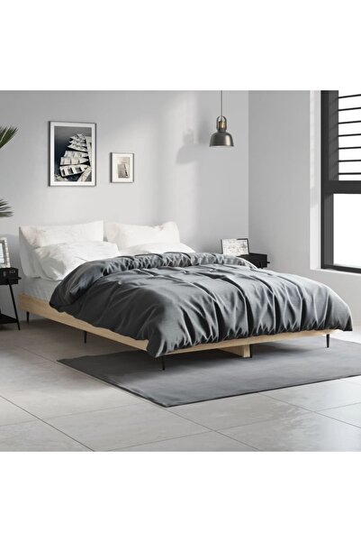 Concept Cadru de pat, stejar Sonoma, 120x190 cm, lemn prelucrat