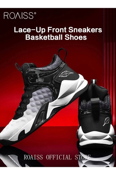ROAISS حذاء رياضي أنيقة للرجال، أحذية كرة سلة خفيف قابل للتنفس للرجال والأولا...
