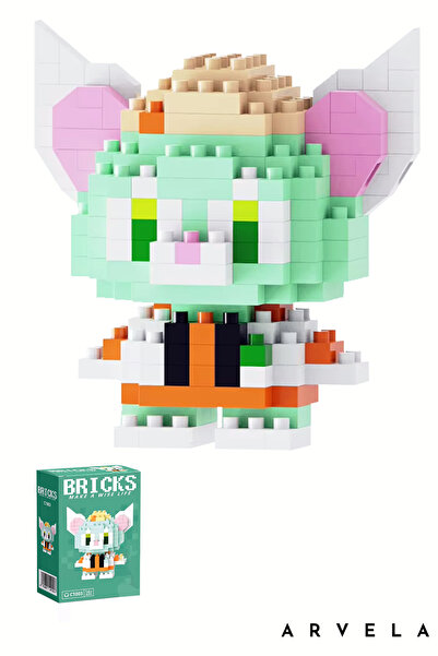 Arvela Gelatoni Bricks Karakter Figürü – Mini Blok Oyuncak