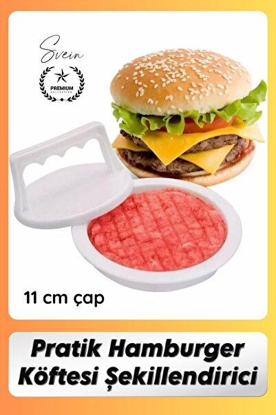 Svein # Mold Hamburger Patty Press Shaper Mold Practical Home Burger Making M...