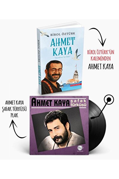 Halk Kitabevi Plaklı Kitaplar - Ahmet Kaya - Şafak Türküsü Plak